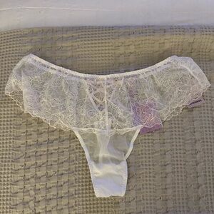 Savage X Fenty Ivory Lace Panty